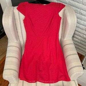 Hot pink dress- J Crew
